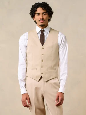 The Black Tux Vests*Beige Suit Vest