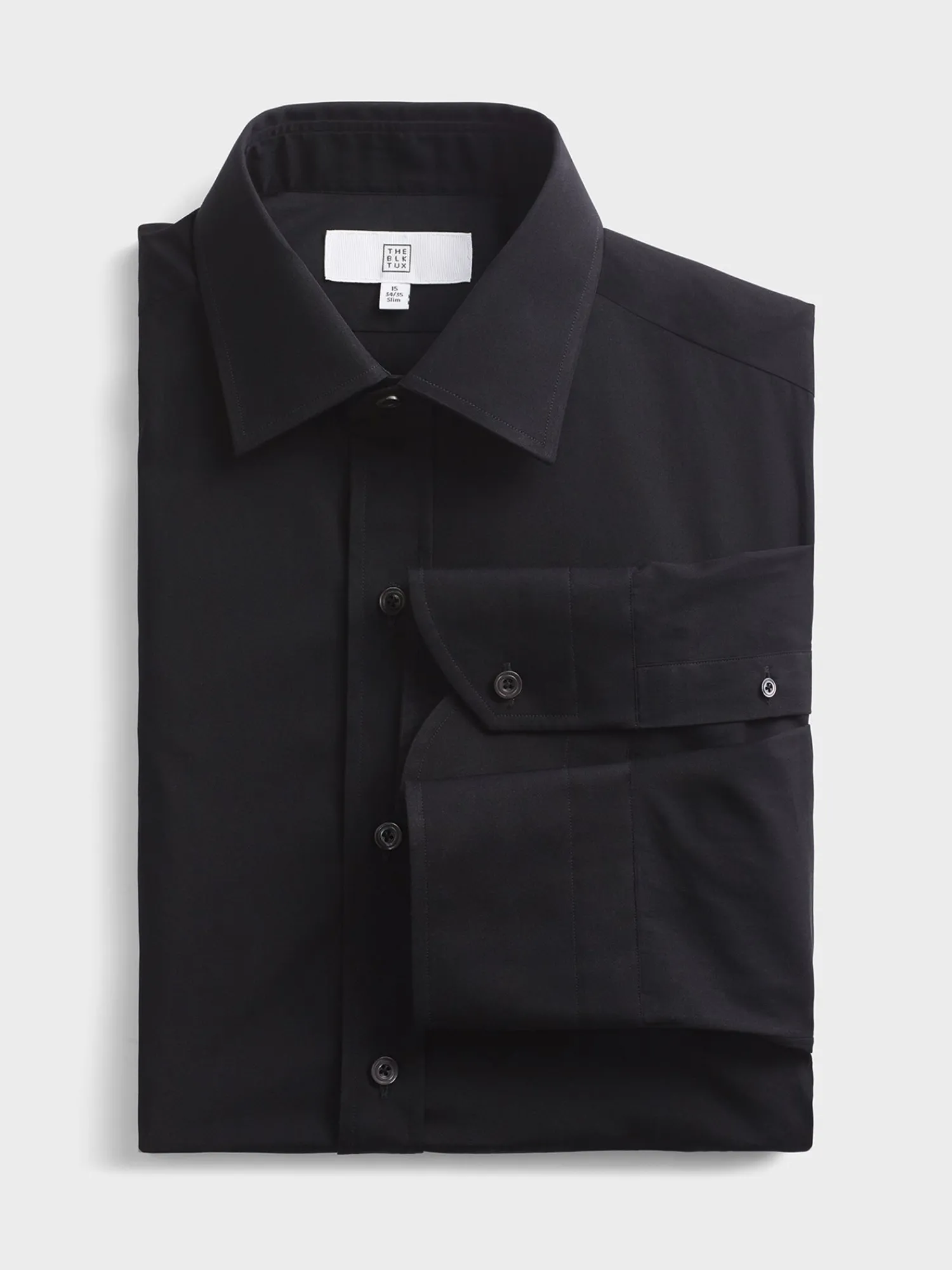 The Black Tux Shirts*Black Cotton Dress Shirt