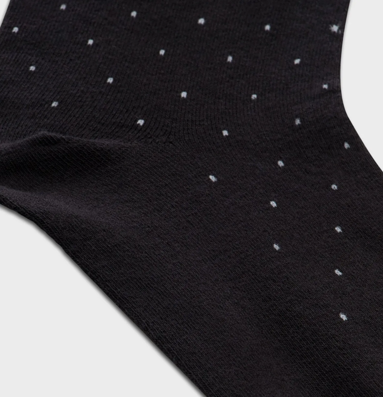 The Black Tux Shoes | Accessories*Black Pindot Dress Sock