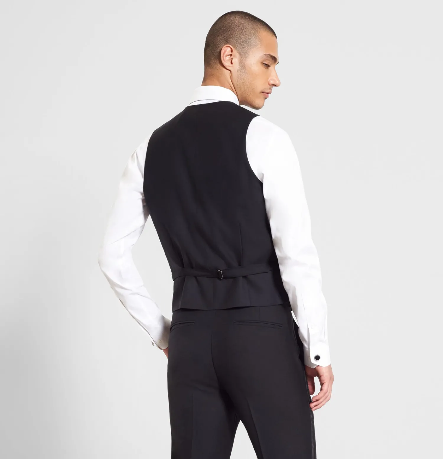 The Black Tux Vests*Black Tuxedo Vest