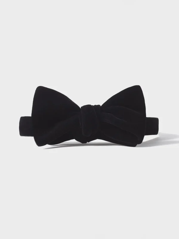 The Black Tux Neckwear*Black Velvet Bow Tie
