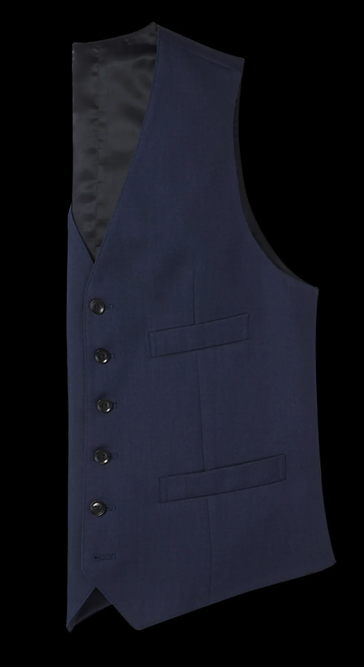 The Black Tux Vests*Blue Suit Vest