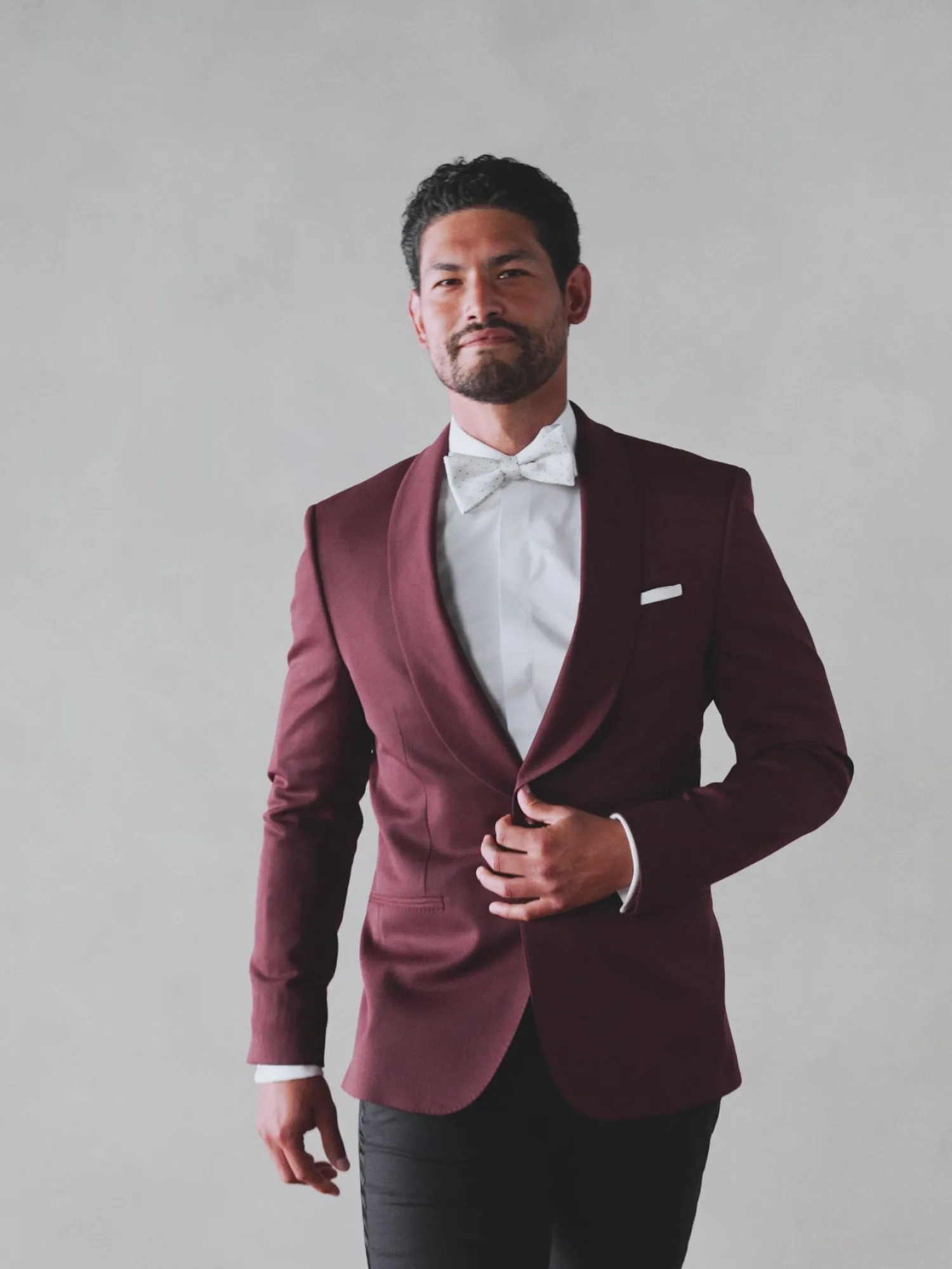 The Black Tux Suits & Tuxedos | Suits & Tuxedos*Burgundy Shawl Jacket Tuxedo