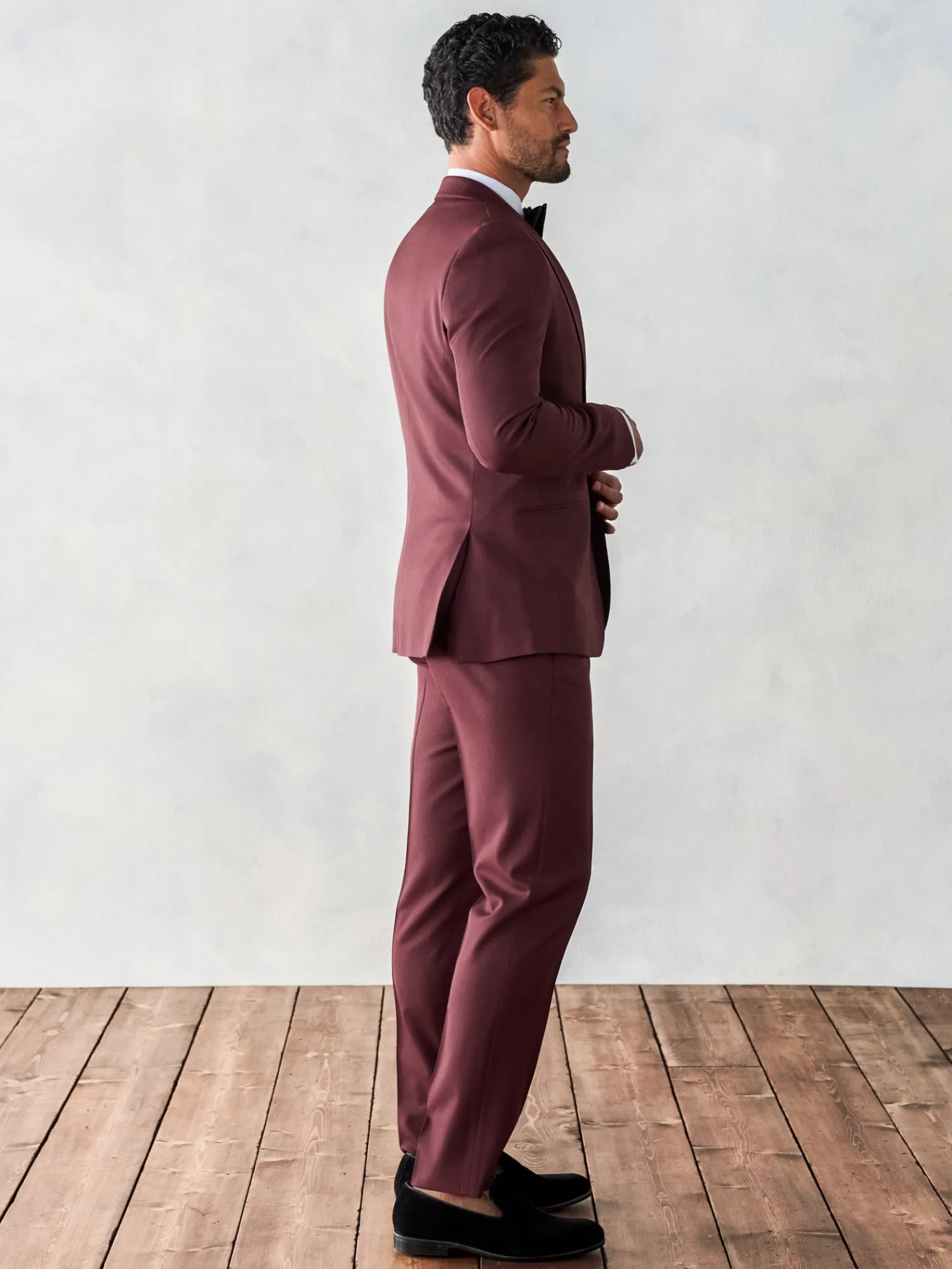 The Black Tux Suits & Tuxedos | Suits & Tuxedos*Burgundy Shawl Tuxedo