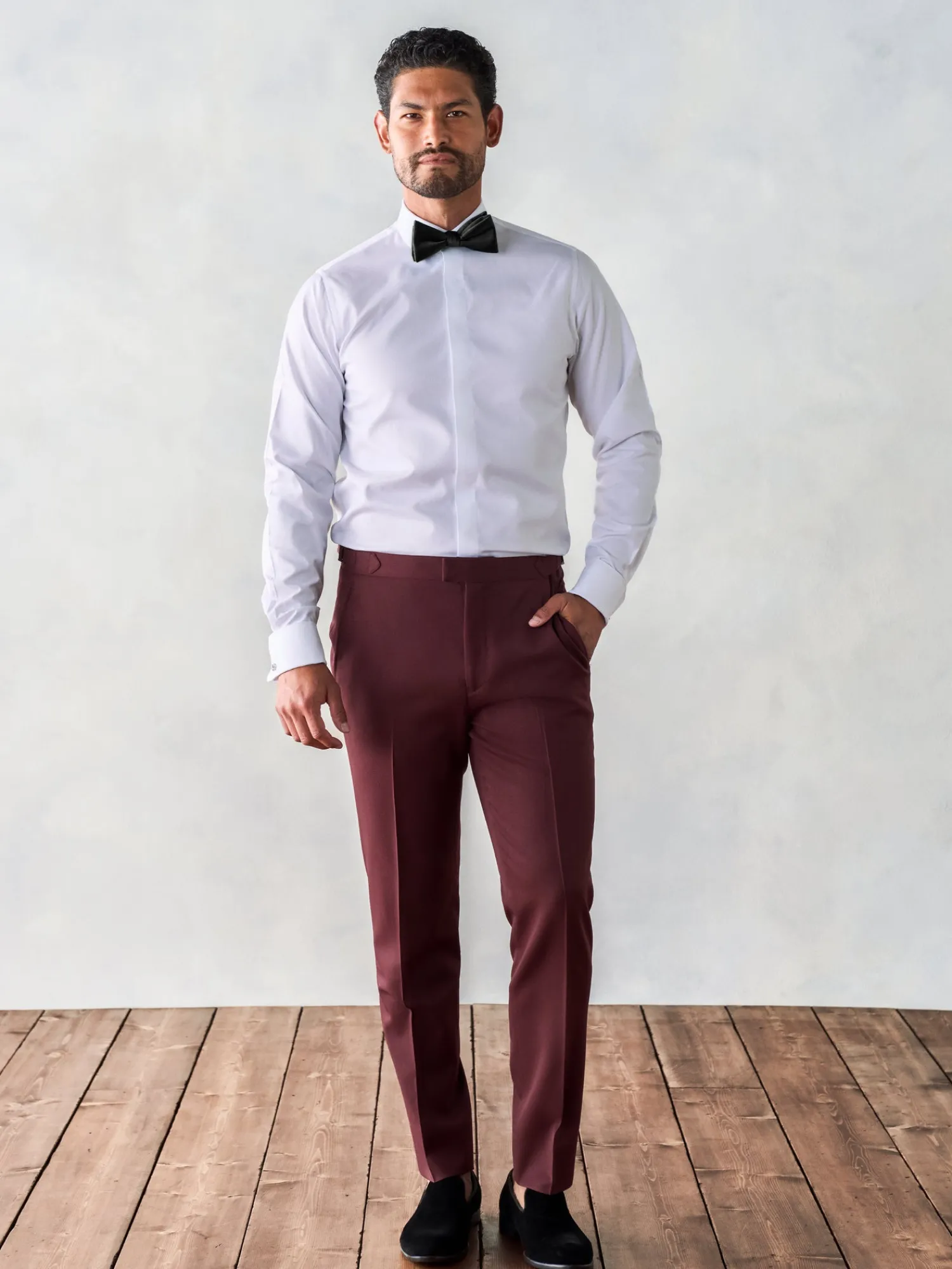 The Black Tux Suits & Tuxedos | Suits & Tuxedos*Burgundy Shawl Tuxedo