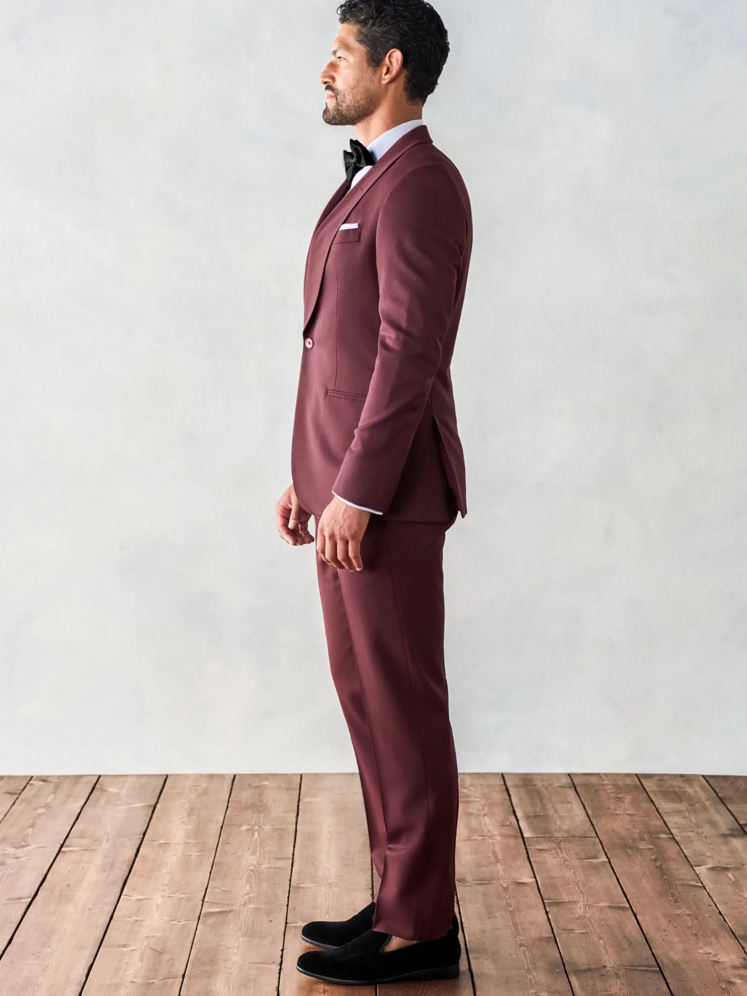 The Black Tux Suits & Tuxedos | Suits & Tuxedos*Burgundy Shawl Tuxedo