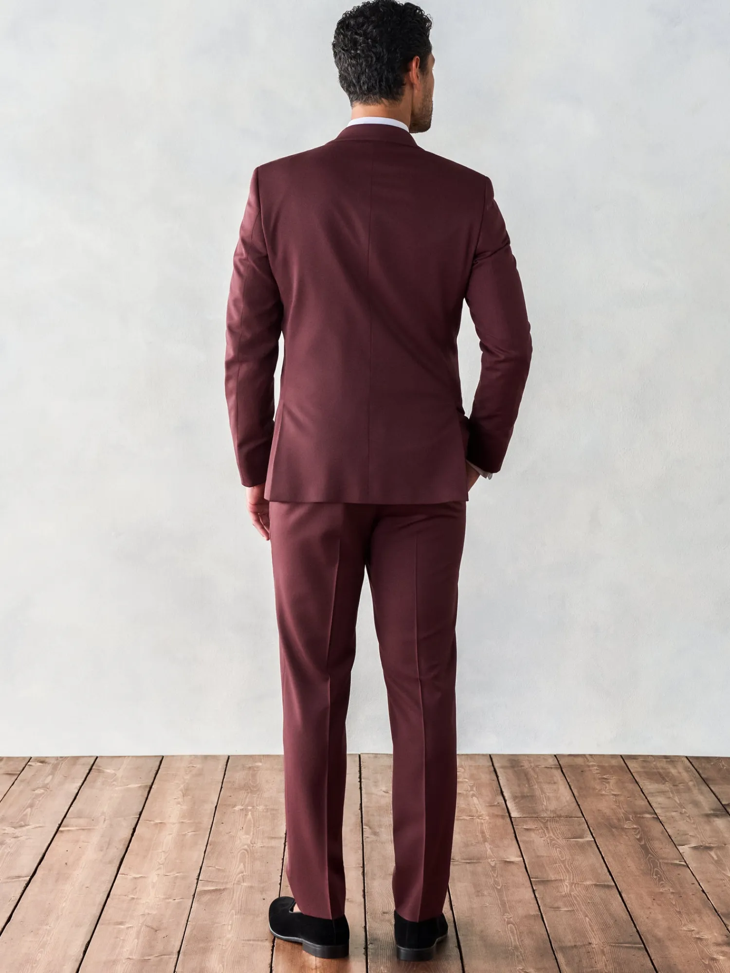 The Black Tux Suits & Tuxedos | Suits & Tuxedos*Burgundy Shawl Tuxedo