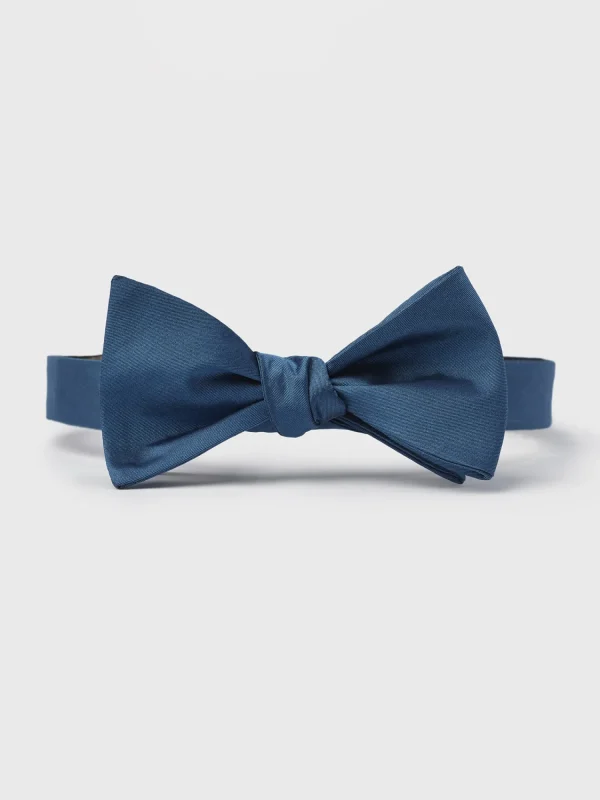 The Black Tux Neckwear*Cadet Blue Butterfly Bow Tie