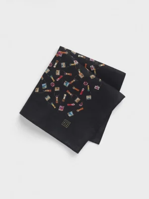 The Black Tux Accessories*Champagne Bottle Pocket Square
