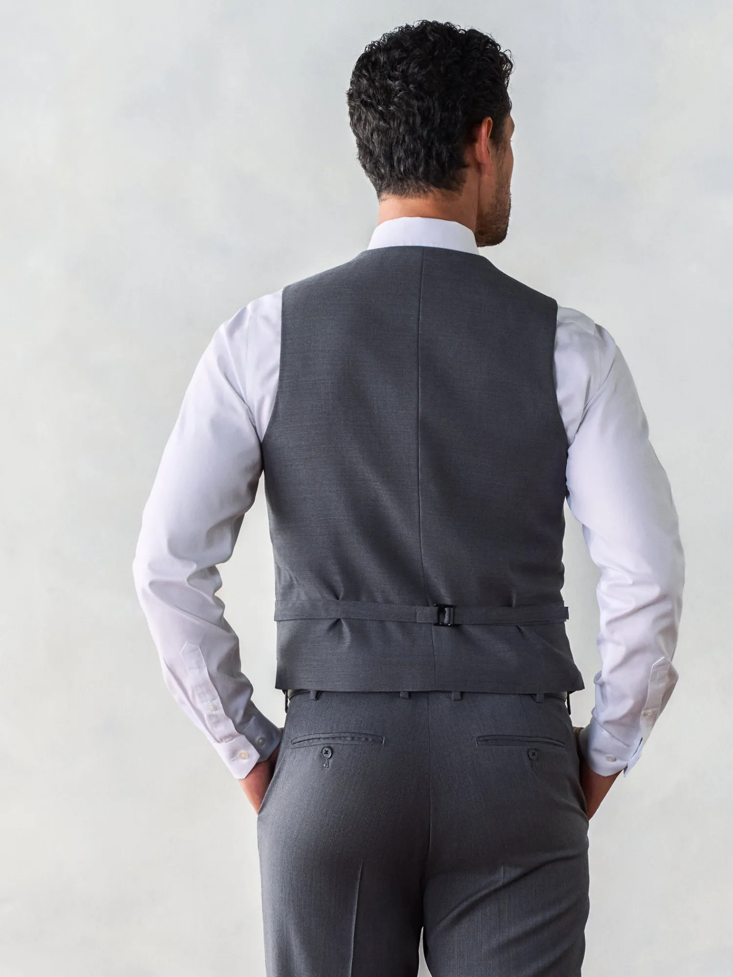 The Black Tux Vests*Grey Suit Vest