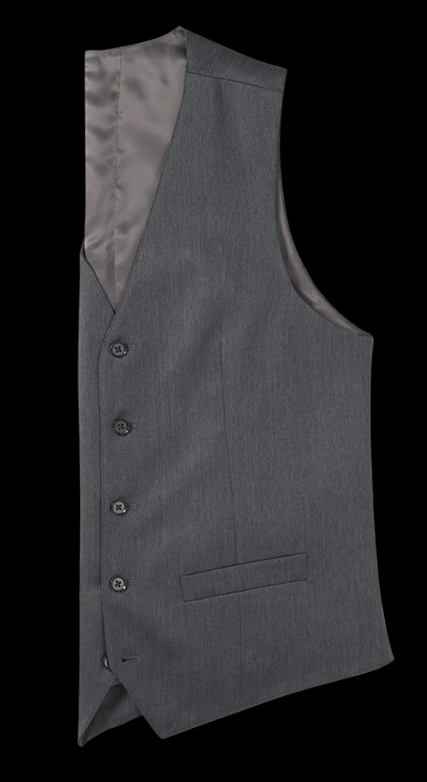 The Black Tux Vests*Grey Suit Vest