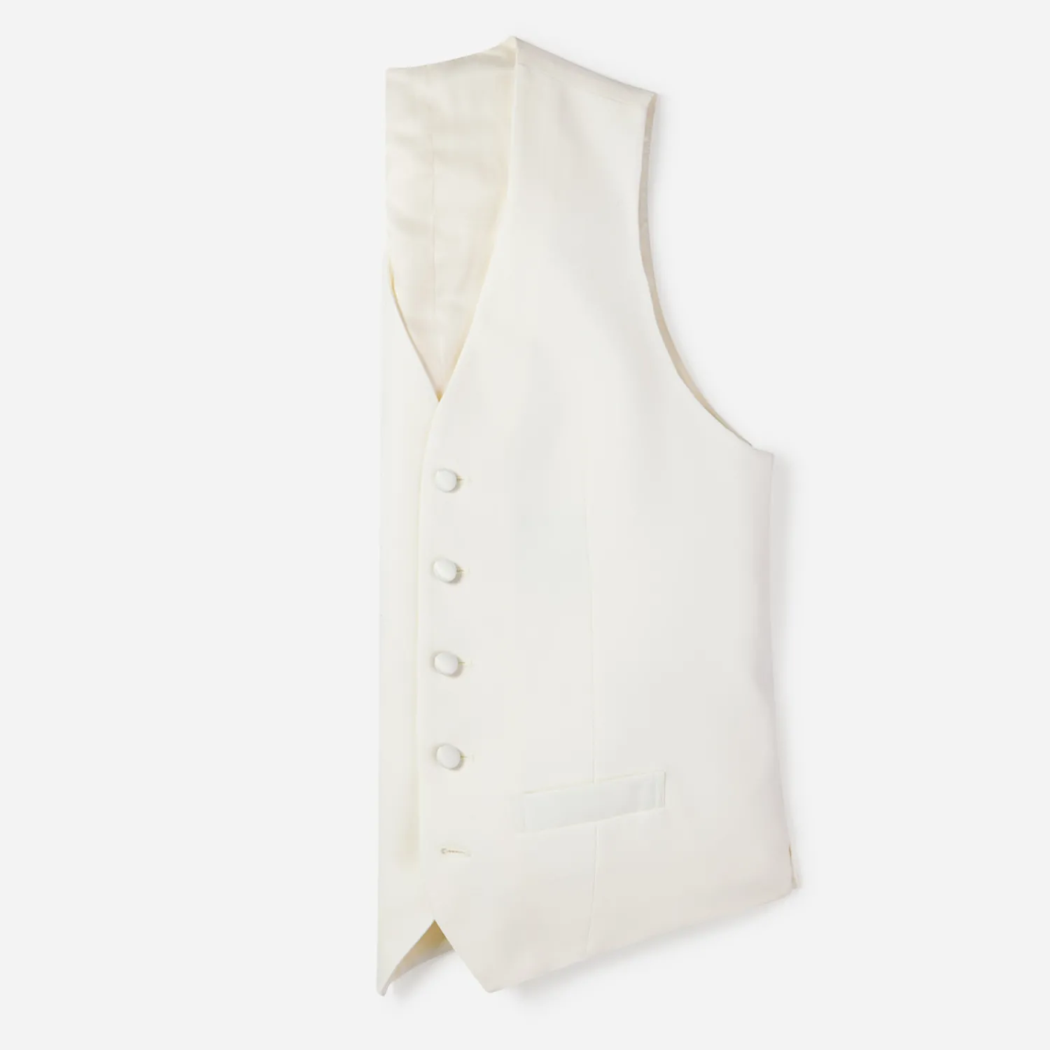 The Black Tux Vests*Ivory Tuxedo Vest