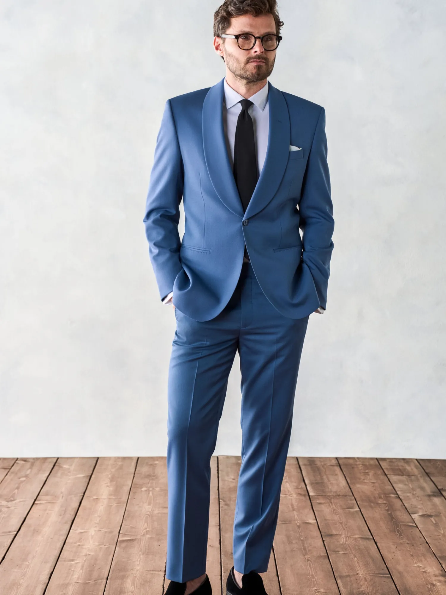 The Black Tux Suits & Tuxedos | Suits & Tuxedos*Lake Blue Shawl Tuxedo
