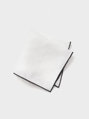 The Black Tux Accessories*Linen Shoestring Pocket Square