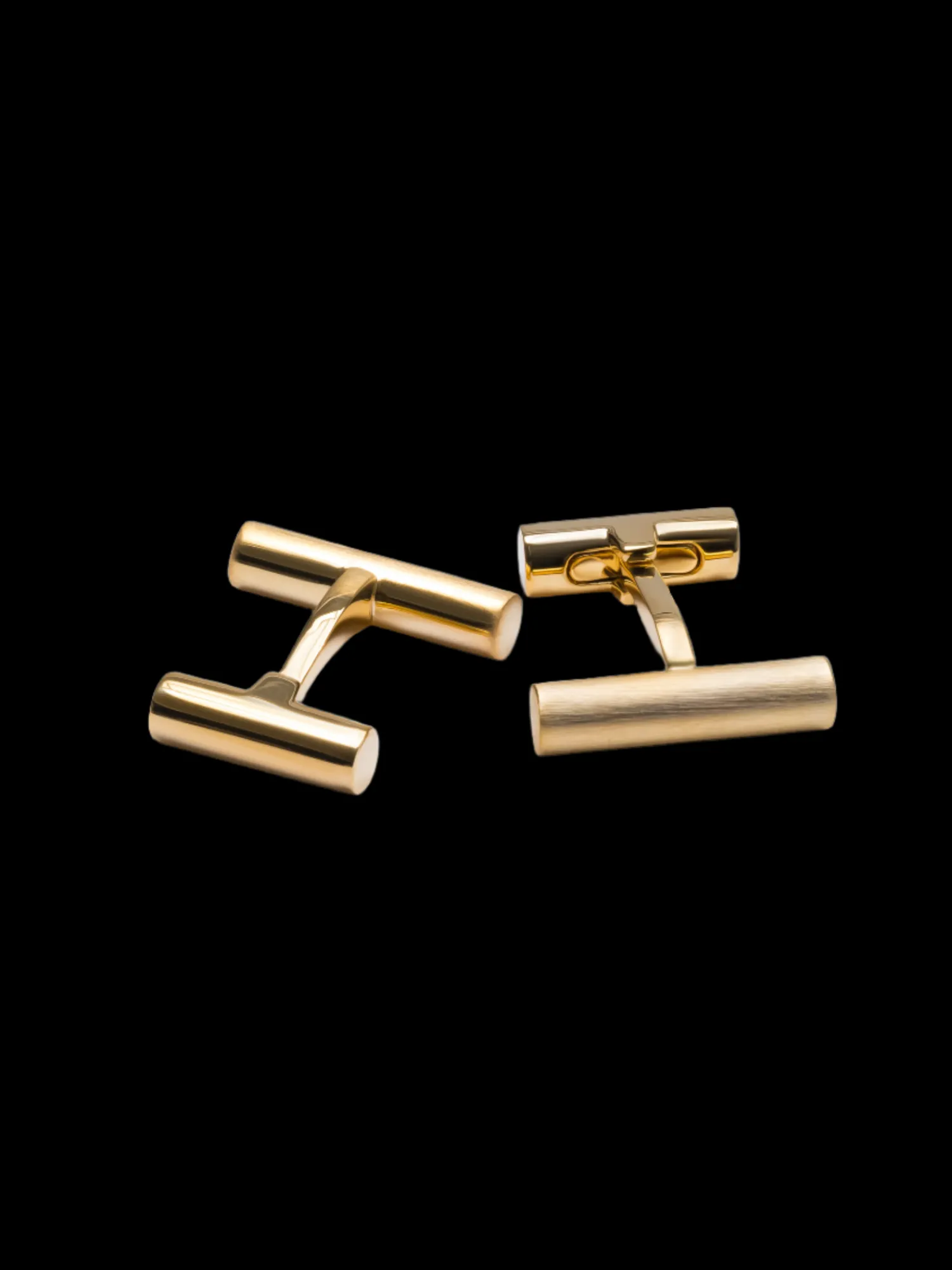 The Black Tux Accessories | Cufflinks & Studs*Matte Gold Bar Cufflinks