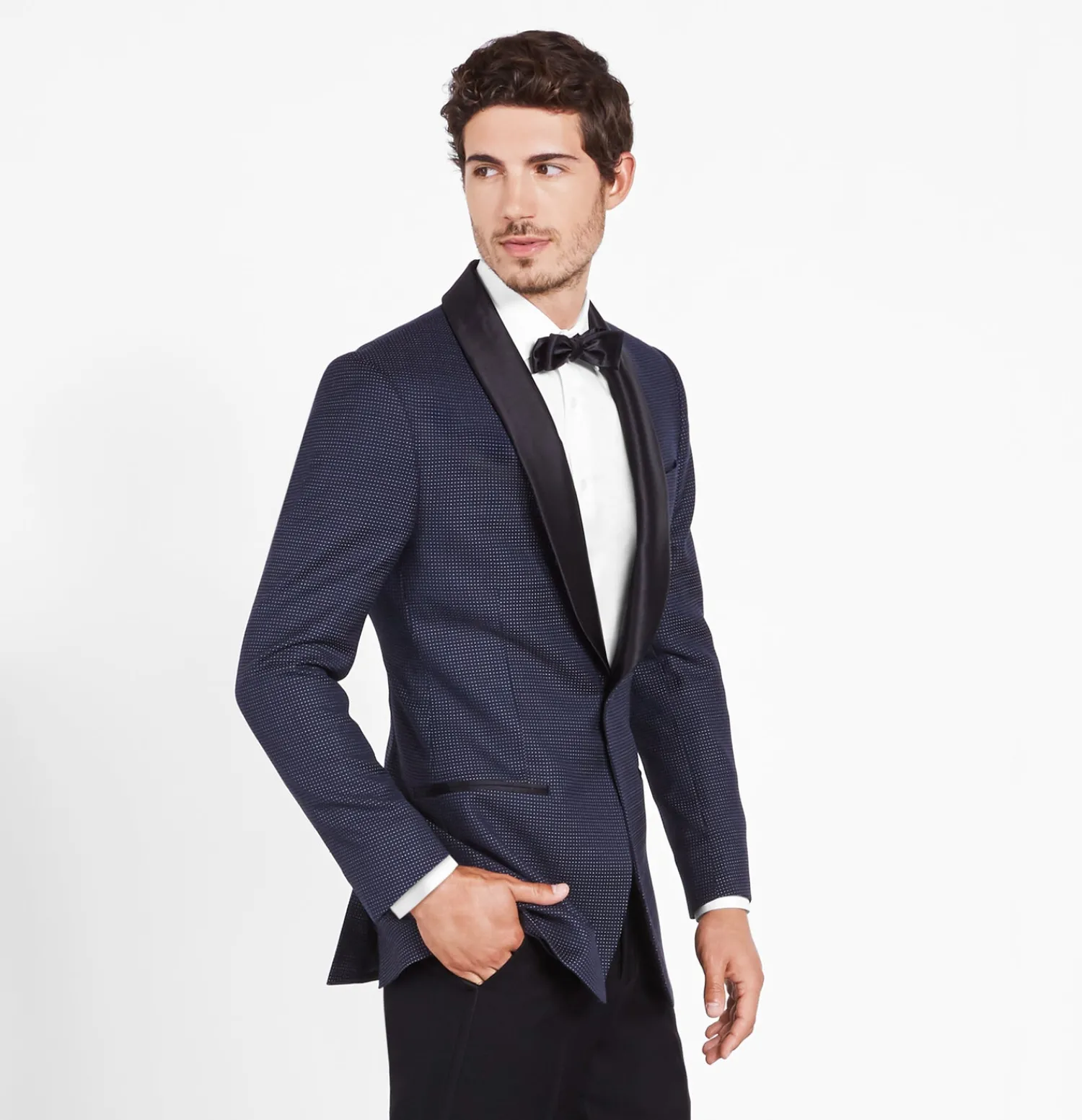 The Black Tux Suits & Tuxedos | Suits & Tuxedos*Midnight Pin Dot Tuxedo