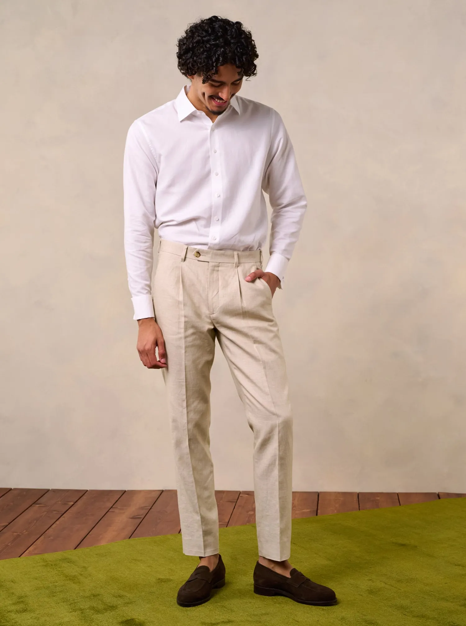 The Black Tux Suits & Tuxedos | Suits & Tuxedos*Mojave Tan Linen Suit