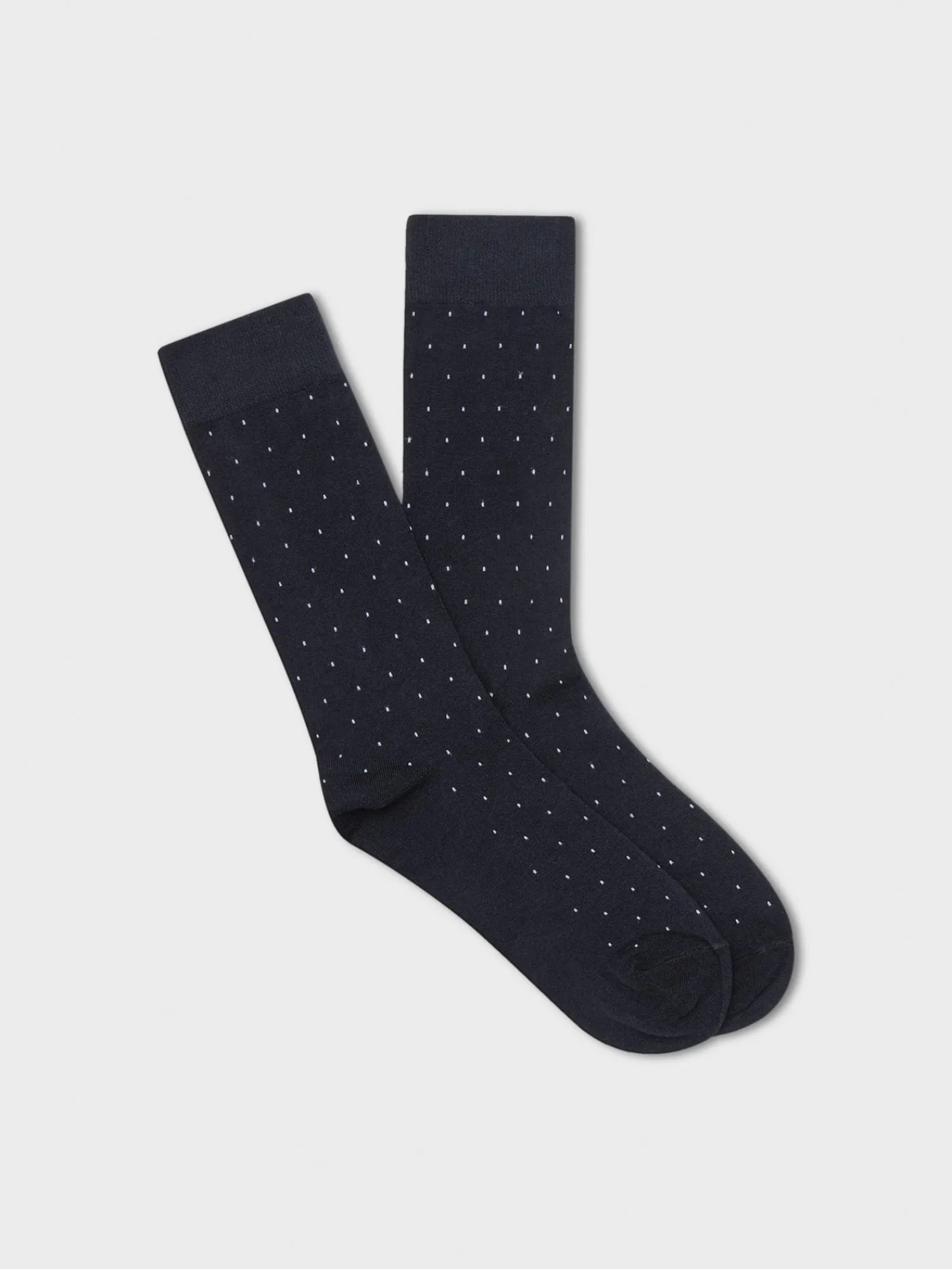 The Black Tux Shoes | Accessories*Navy Pindot Dress Sock