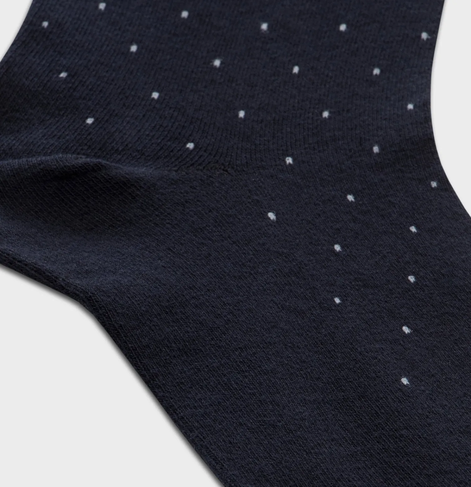 The Black Tux Shoes | Accessories*Navy Pindot Dress Sock