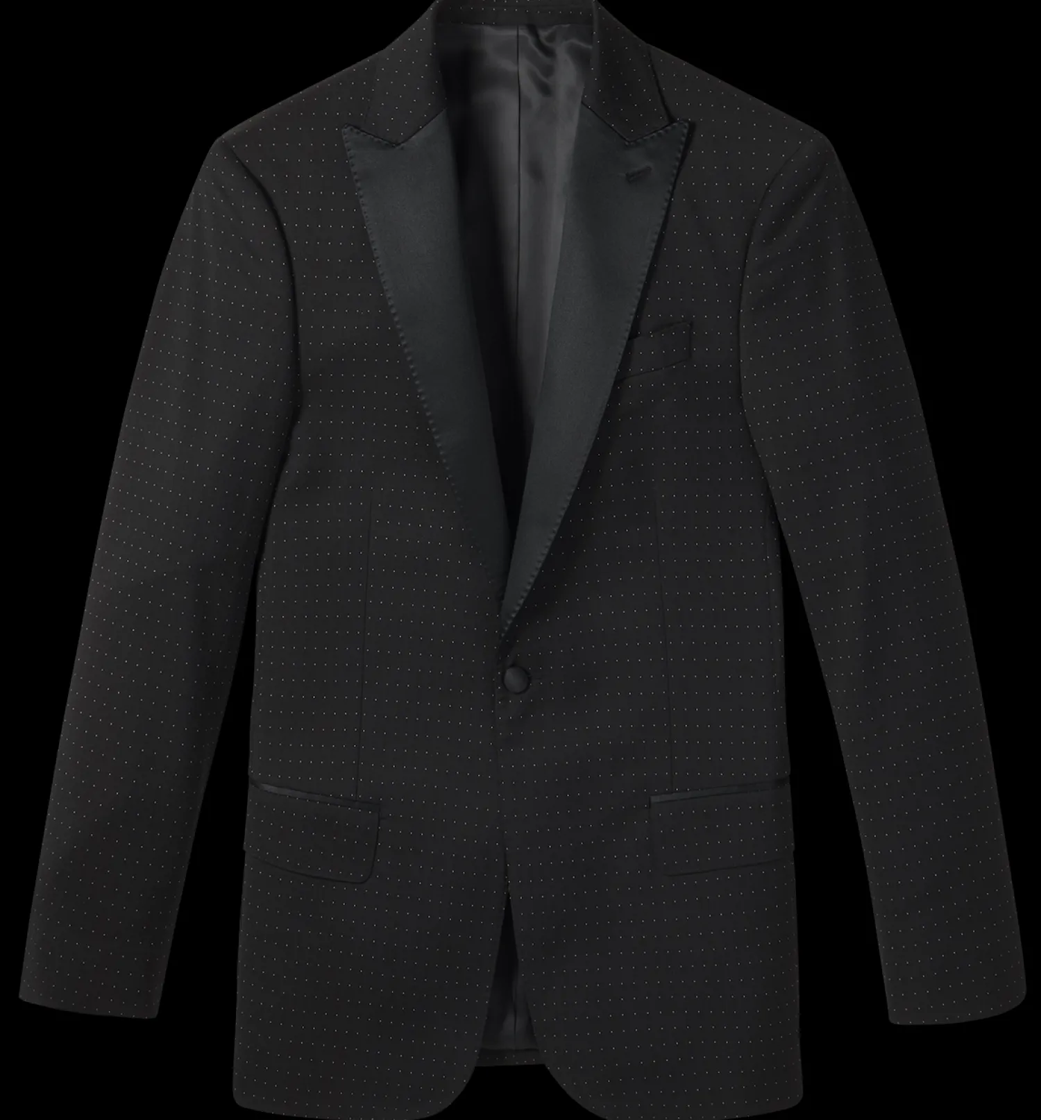 The Black Tux Suits & Tuxedos | Suits & Tuxedos*Onyx Dot Peak Lapel Jacket Tuxedo
