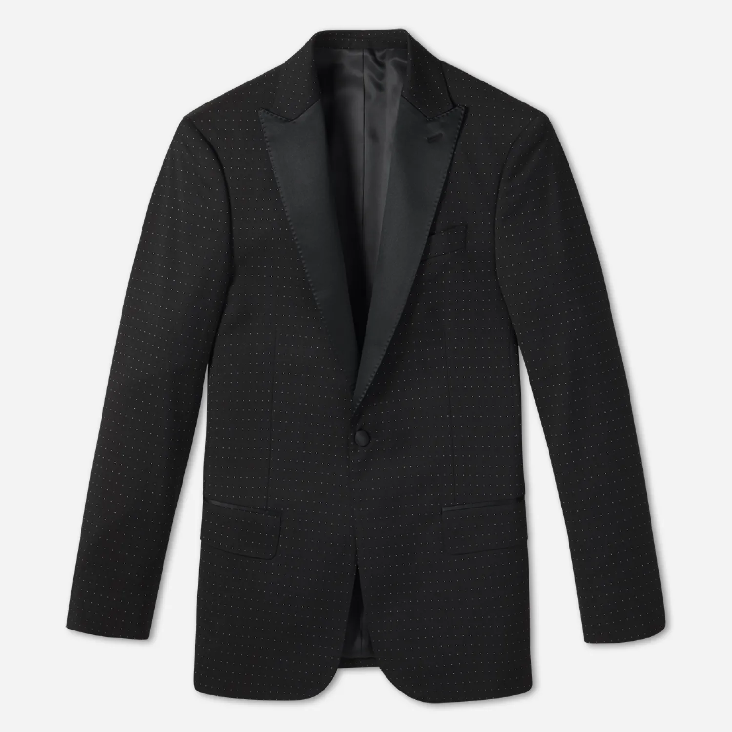 The Black Tux Suits & Tuxedos | Suits & Tuxedos*Onyx Dot Peak Lapel Tuxedo
