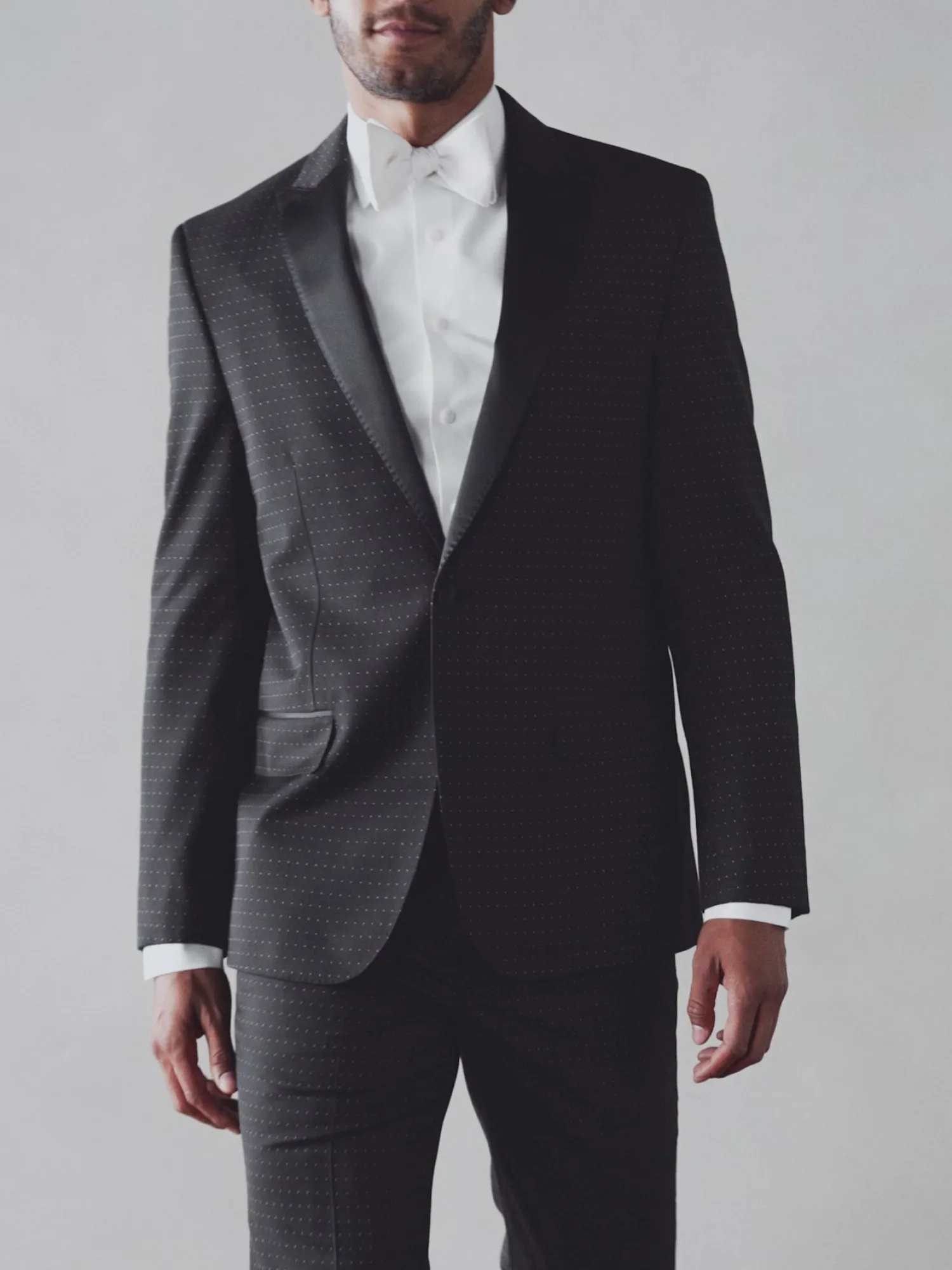 The Black Tux Suits & Tuxedos | Suits & Tuxedos*Onyx Dot Peak Lapel Tuxedo
