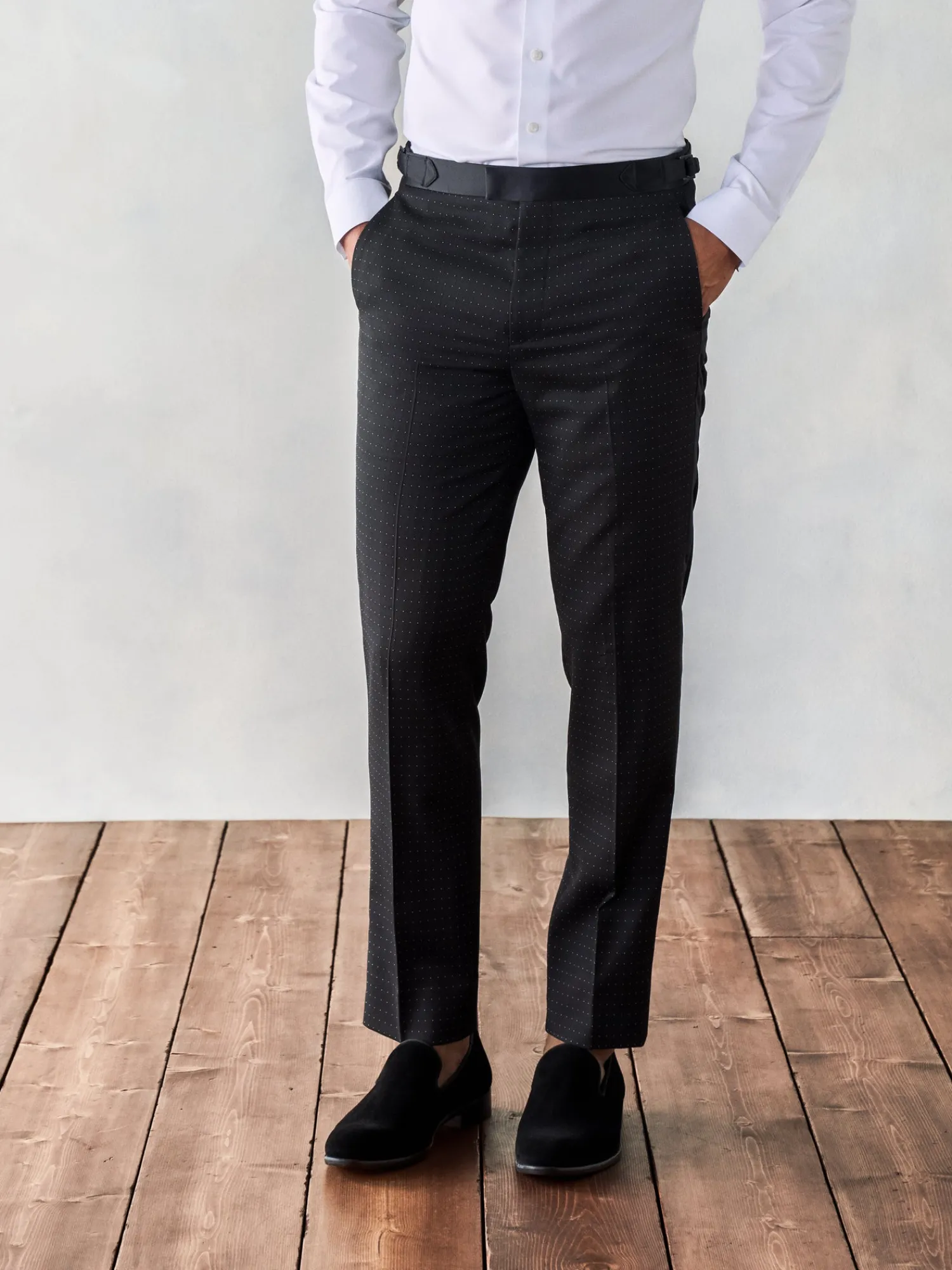 The Black Tux Suits & Tuxedos | Suits & Tuxedos*Onyx Dot Peak Lapel Tuxedo