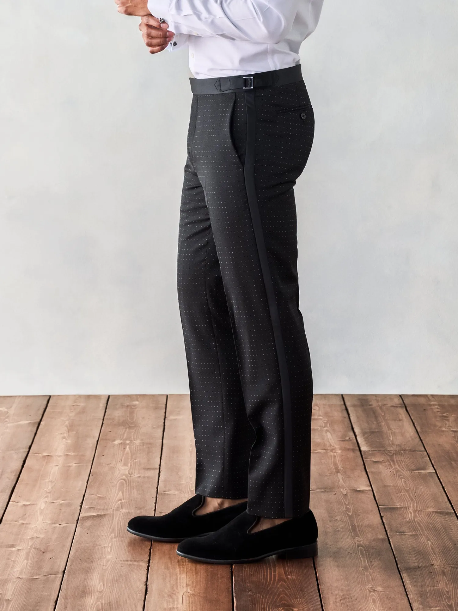 The Black Tux Suits & Tuxedos | Suits & Tuxedos*Onyx Dot Peak Lapel Tuxedo