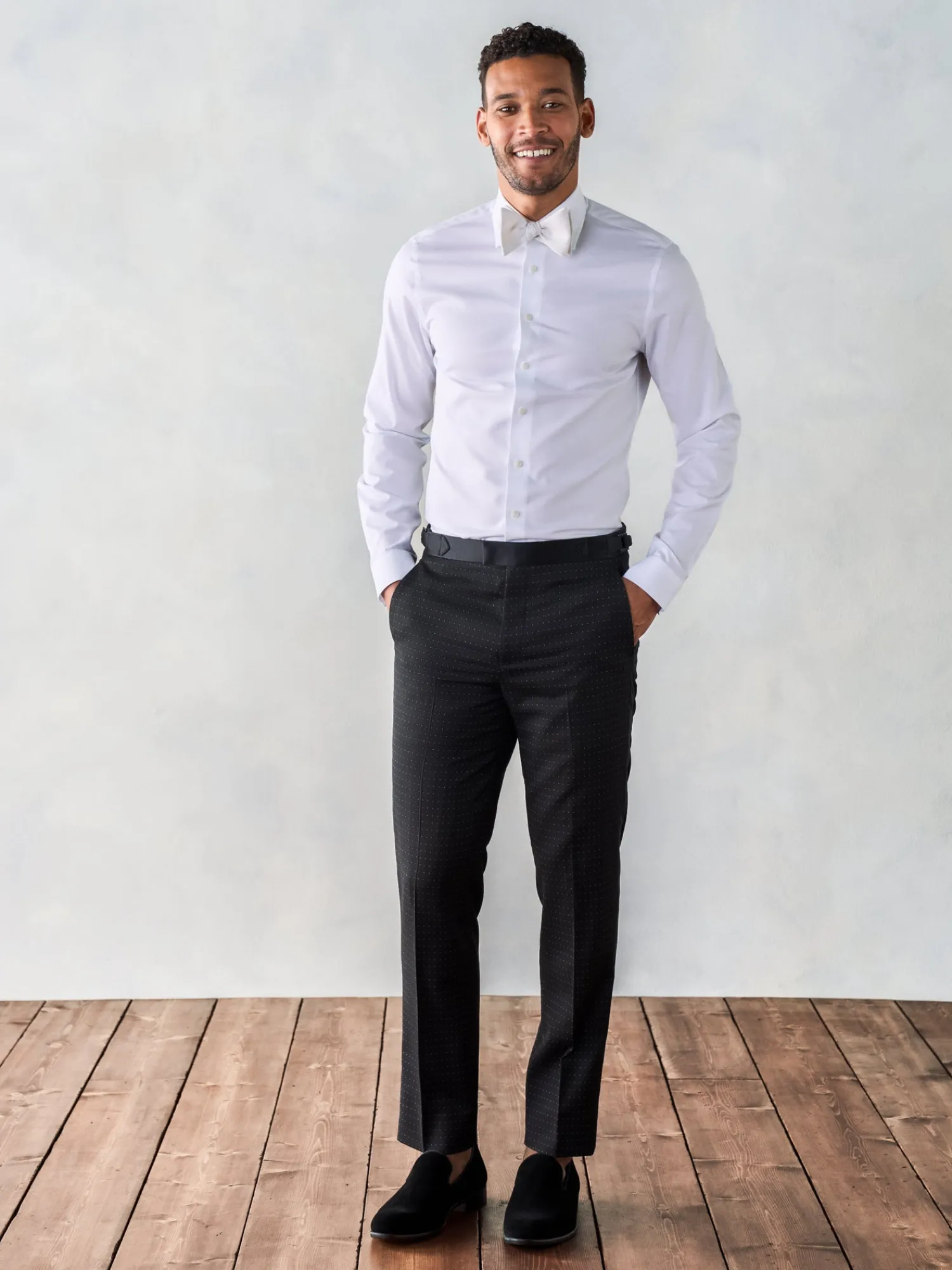 The Black Tux Suits & Tuxedos | Suits & Tuxedos*Onyx Dot Peak Lapel Tuxedo