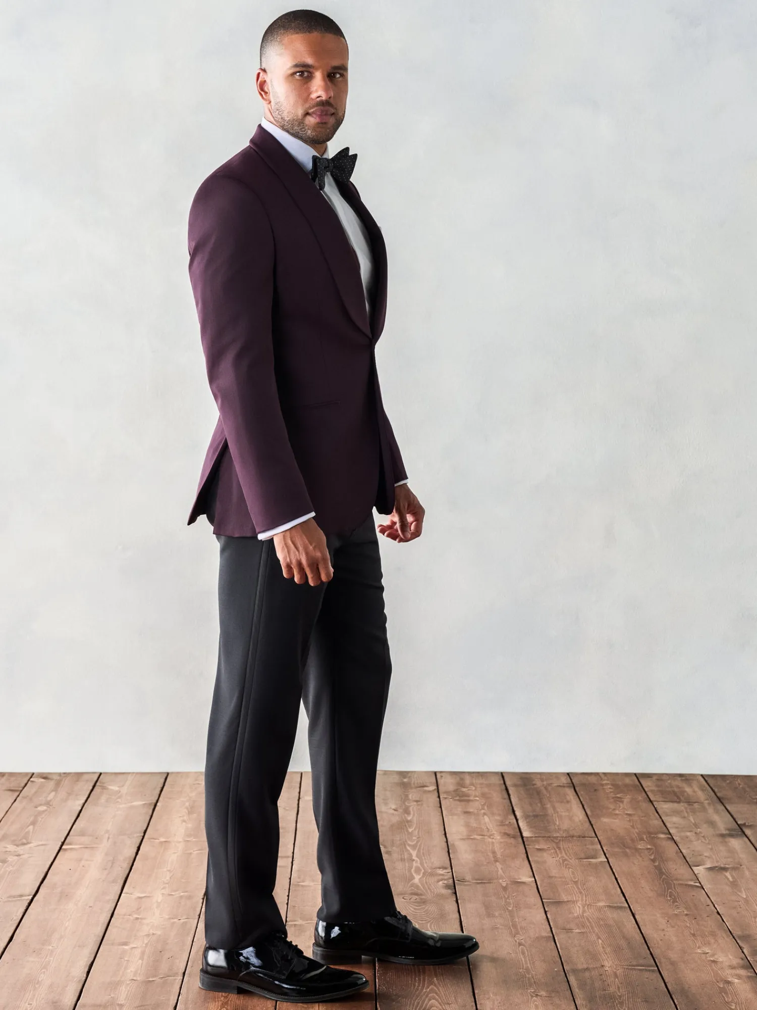 The Black Tux Suits & Tuxedos | Suits & Tuxedos*Plum Shawl Jacket Tuxedo