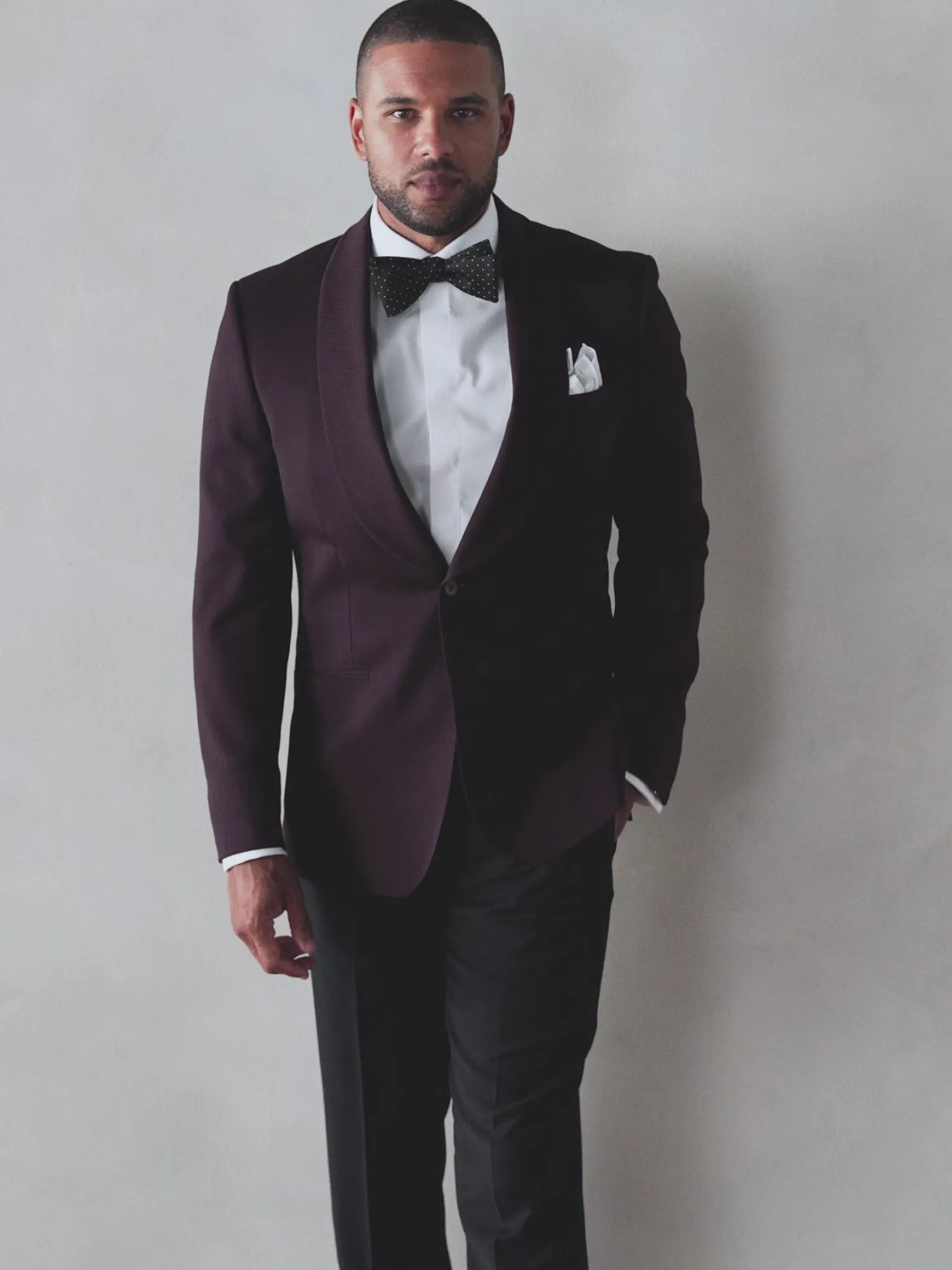 The Black Tux Suits & Tuxedos | Suits & Tuxedos*Plum Shawl Jacket Tuxedo