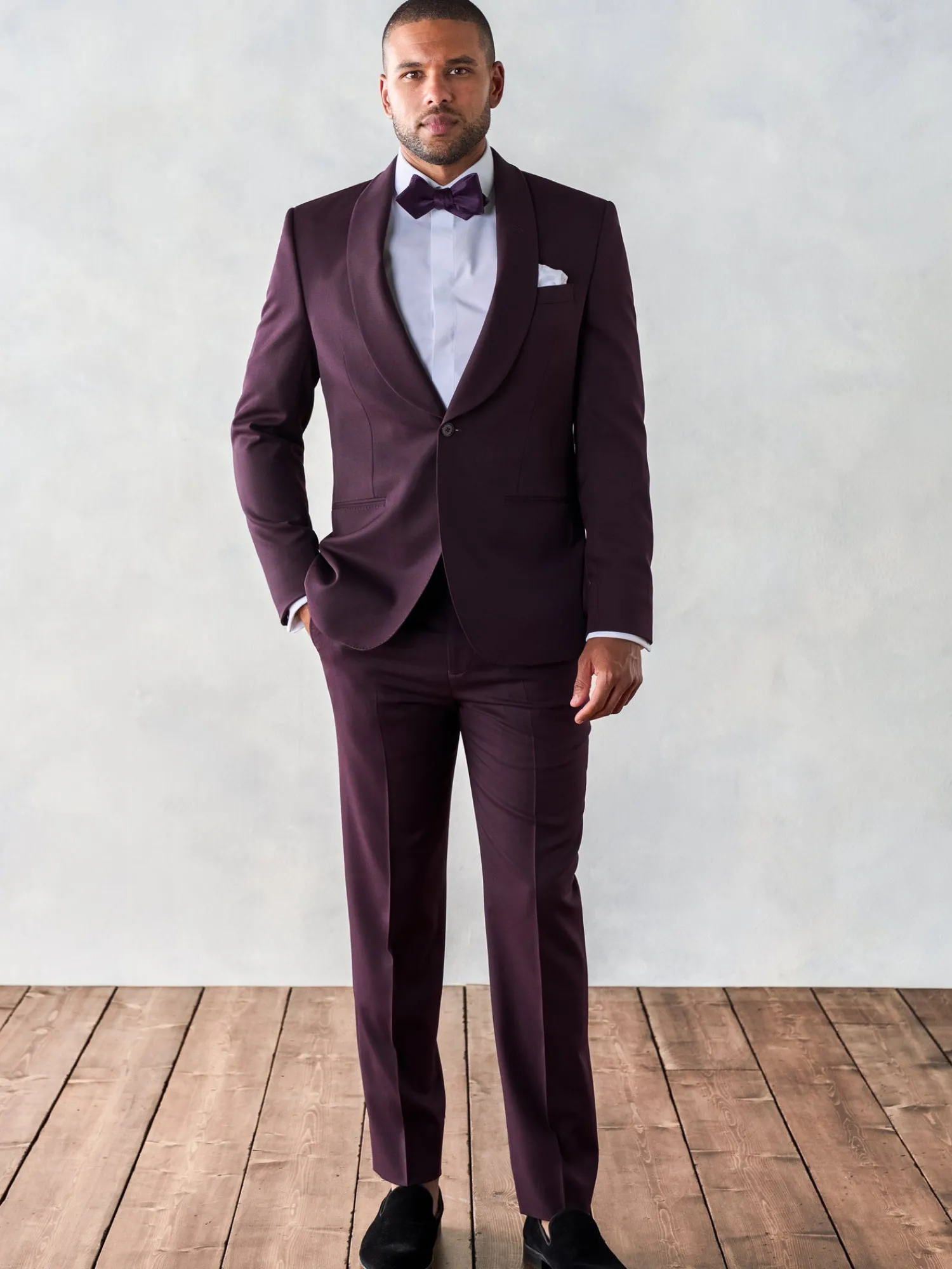 The Black Tux Suits & Tuxedos | Suits & Tuxedos*Plum Shawl Tuxedo