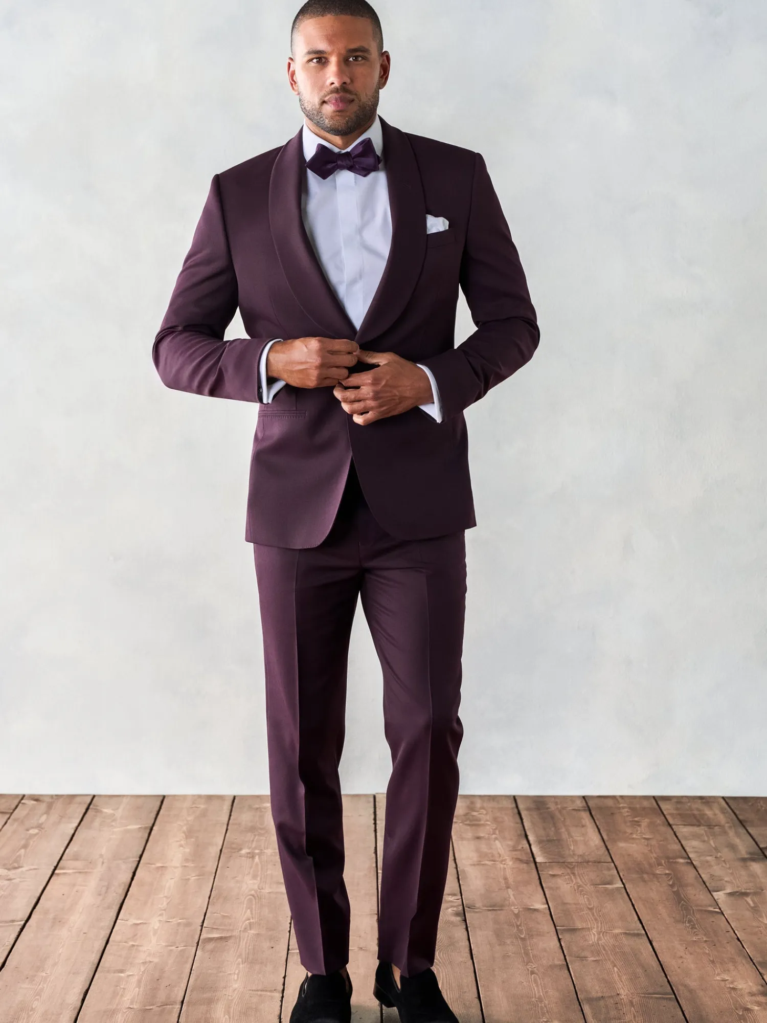 The Black Tux Suits & Tuxedos | Suits & Tuxedos*Plum Shawl Tuxedo