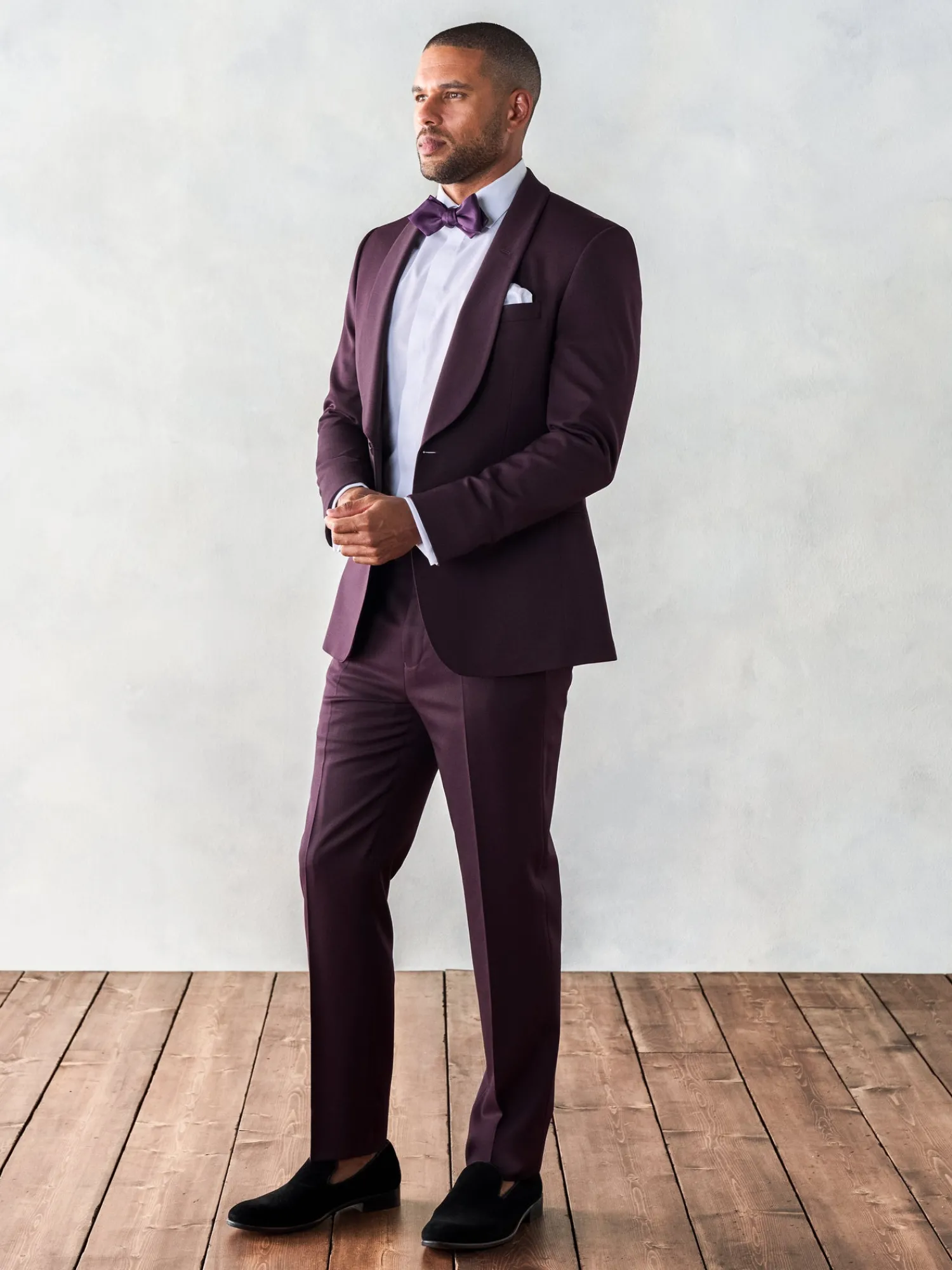 The Black Tux Suits & Tuxedos | Suits & Tuxedos*Plum Shawl Tuxedo