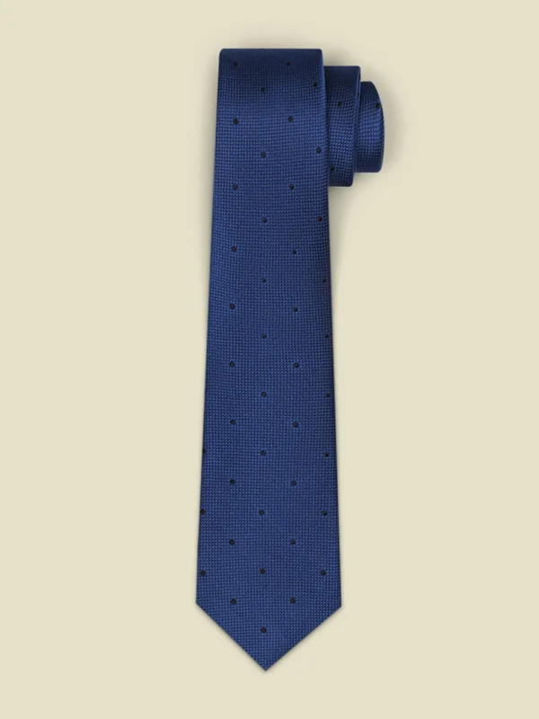 The Black Tux Neckwear*Royal Dot Necktie