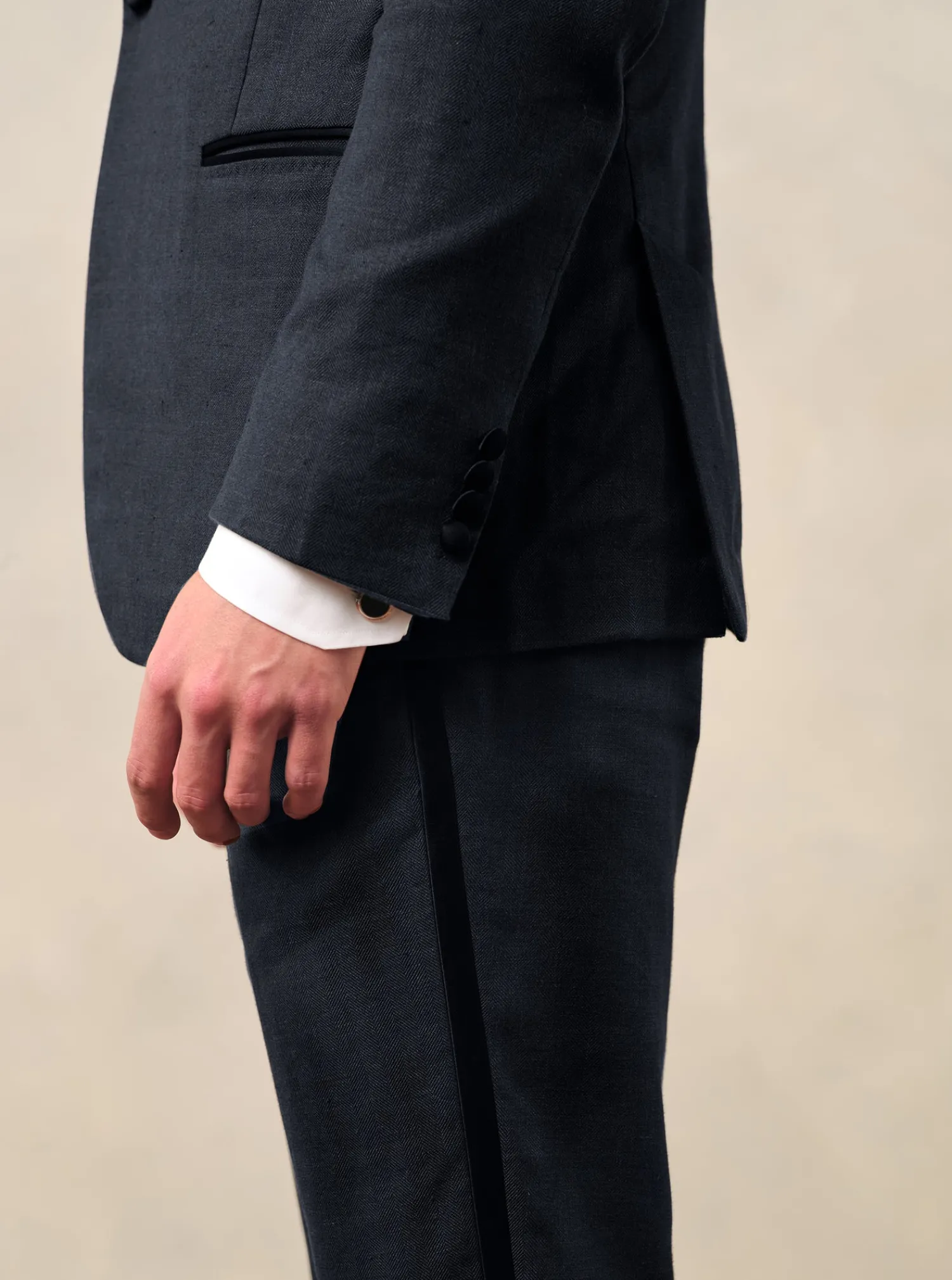 The Black Tux Suits & Tuxedos | Suits & Tuxedos*Shadow Black Linen Tuxedo