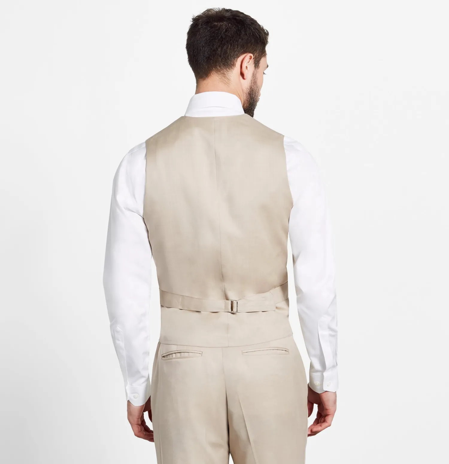 The Black Tux Vests*Tan Suit Vest