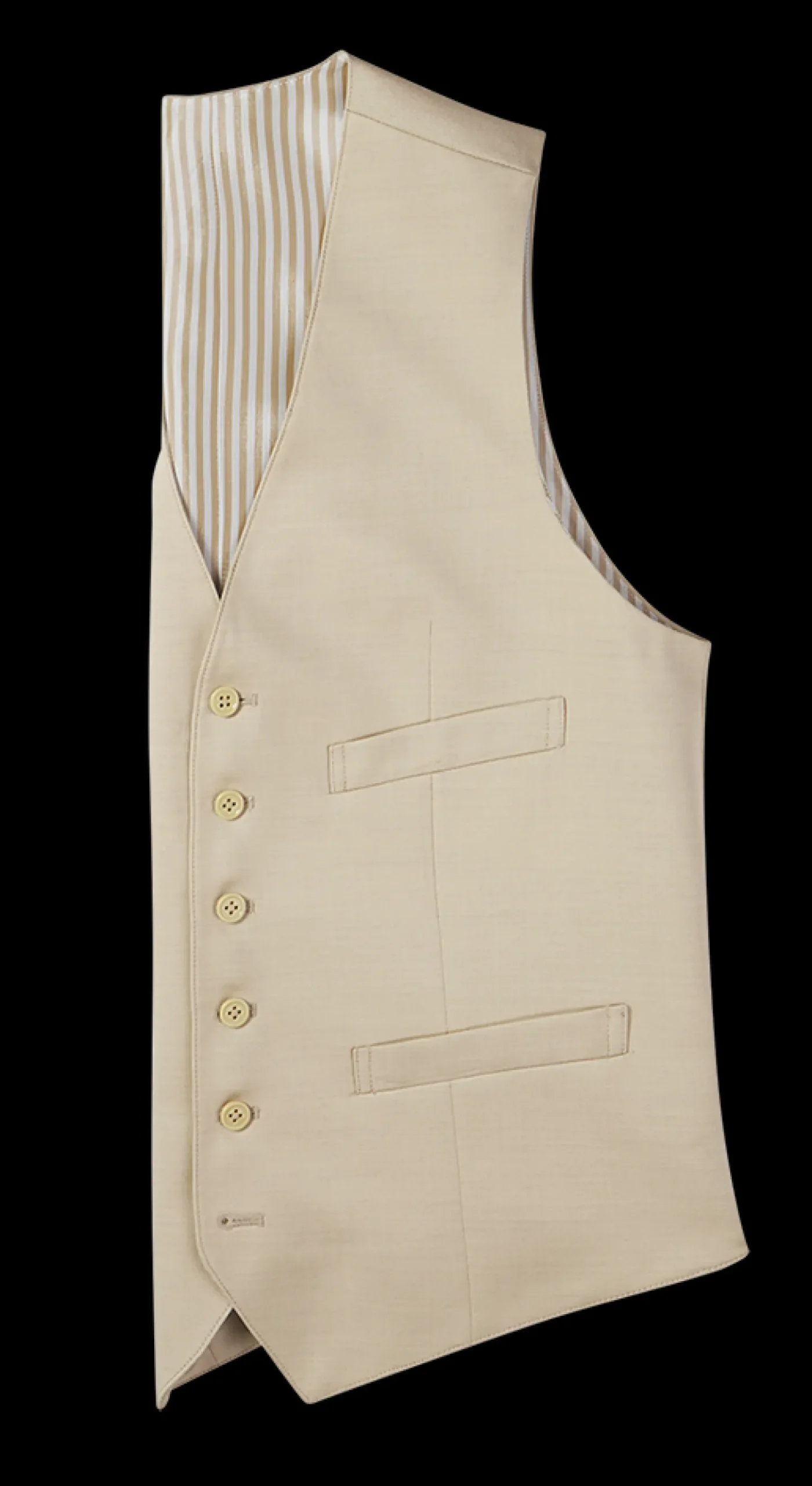 The Black Tux Vests*Tan Suit Vest