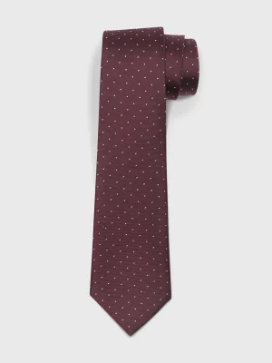The Black Tux Neckwear*Wine Pindot Necktie